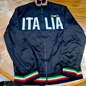 Italia zip up sweater